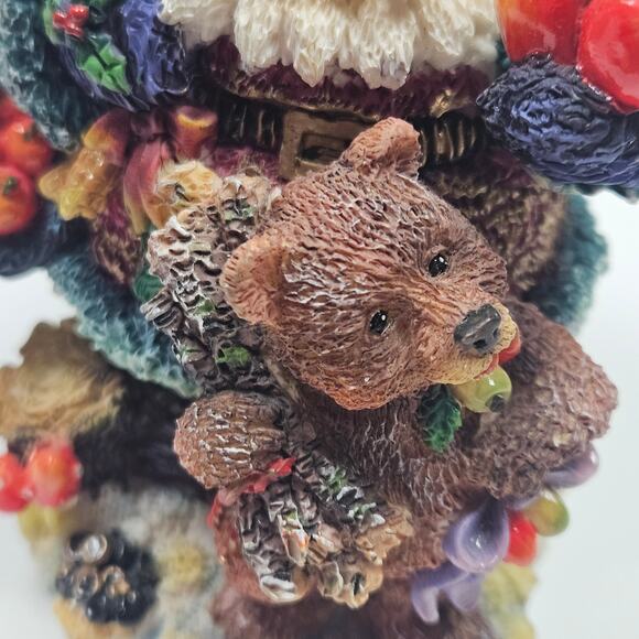 VTG Possible Dream  Crinkle Claus Limited Edition Christmas Grizzly Bear Helper - Picture 6 of 10